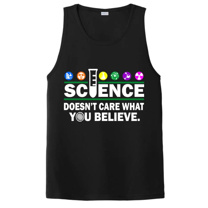 Science Doesn't Care What You Believe Saying Performance Tank