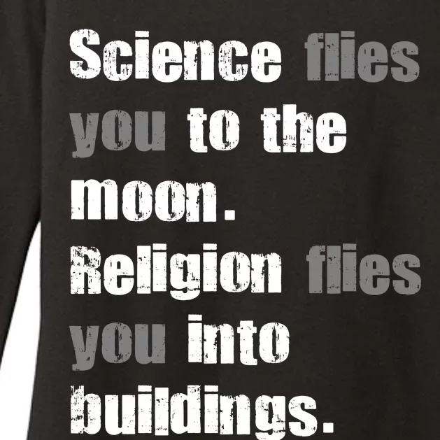 Science Flies You To The Moon Womens CVC Long Sleeve Shirt