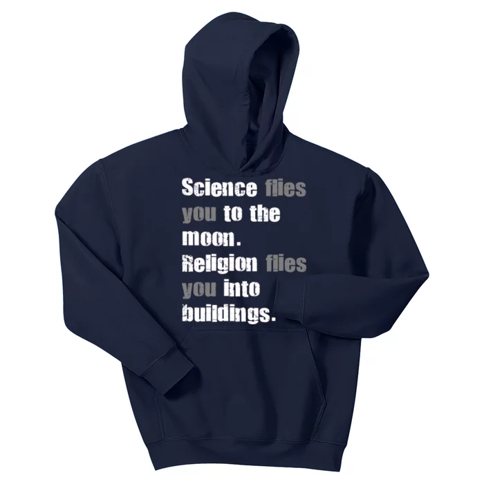 Science Flies You To The Moon Kids Hoodie