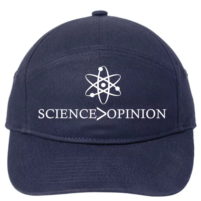 Science is Greater Than Opinion 7-Panel Snapback Hat