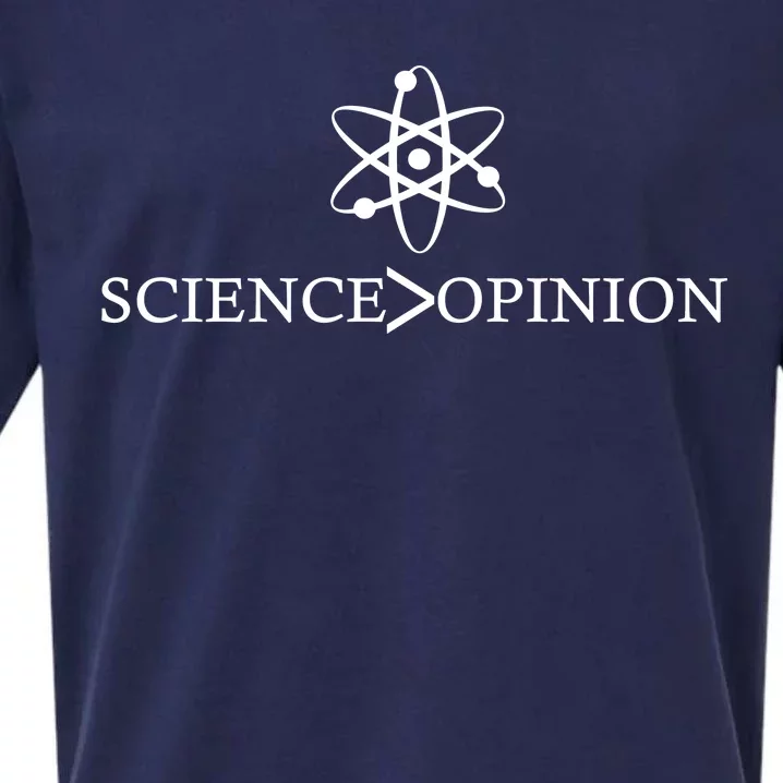 Science is Greater Than Opinion Sueded Cloud Jersey T-Shirt