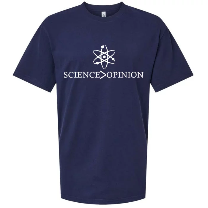 Science is Greater Than Opinion Sueded Cloud Jersey T-Shirt