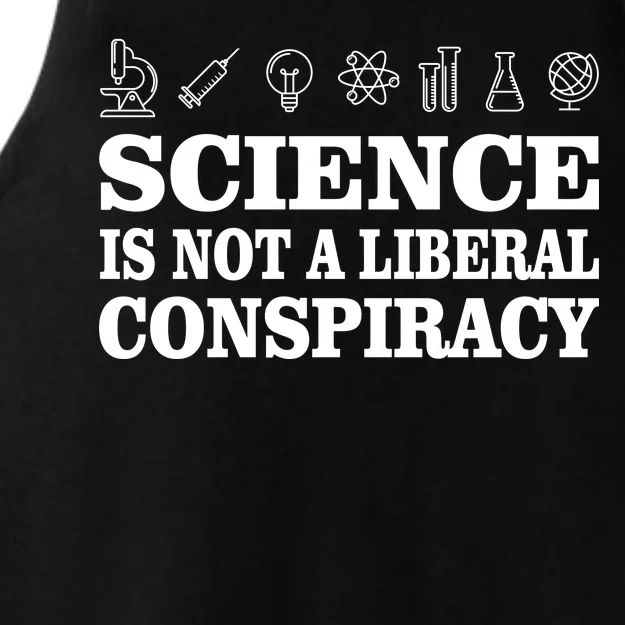 Science Is Not A Liberal Conspiracy Ladies Tri-Blend Wicking Tank