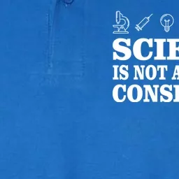 Science Is Not A Liberal Conspiracy Softstyle Adult Sport Polo