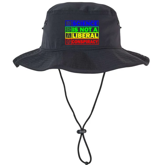 Science Is Not A Liberal Conspiracy Funny Legacy Cool Fit Booney Bucket Hat