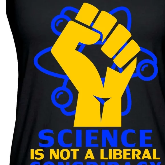 Science is not A Liberal Conspiracy Resist Resistance Ladies Essential Flowy Tank