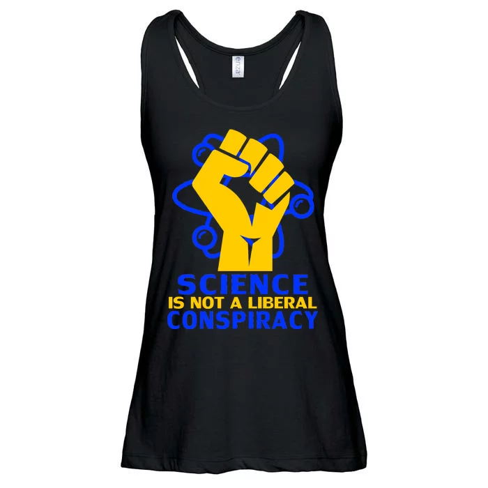 Science is not A Liberal Conspiracy Resist Resistance Ladies Essential Flowy Tank