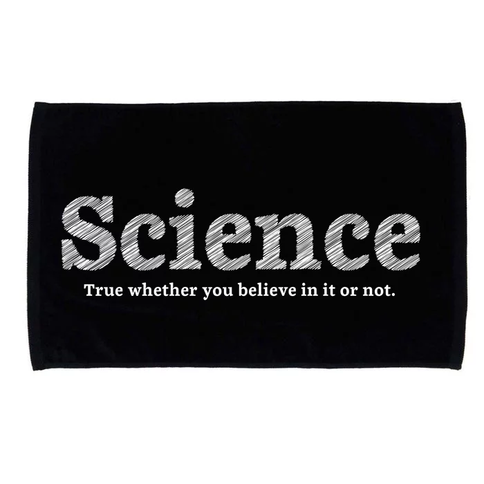 Science Is True Microfiber Hand Towel