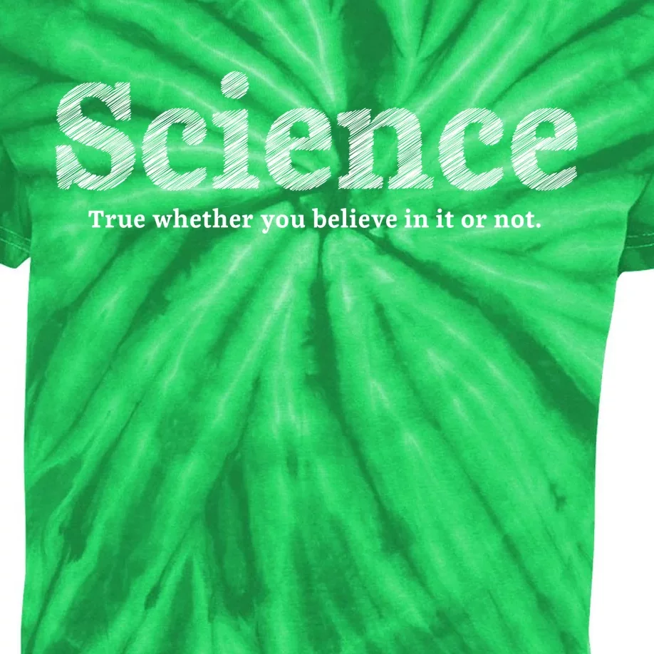 Science Is True Kids Tie-Dye T-Shirt