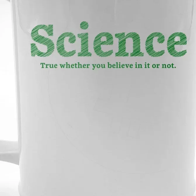 Science Is True Front & Back Beer Stein