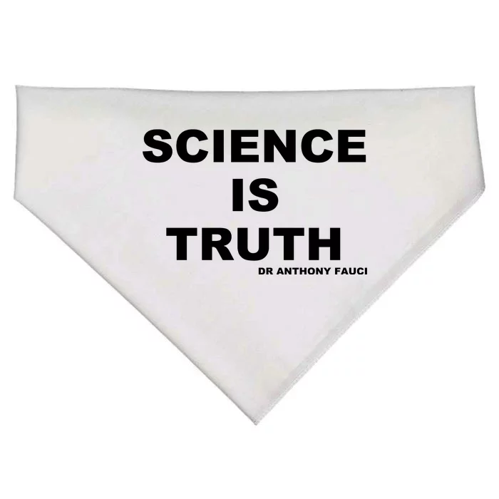 Science Is Truth Dr Anthony Fauci USA-Made Doggie Bandana