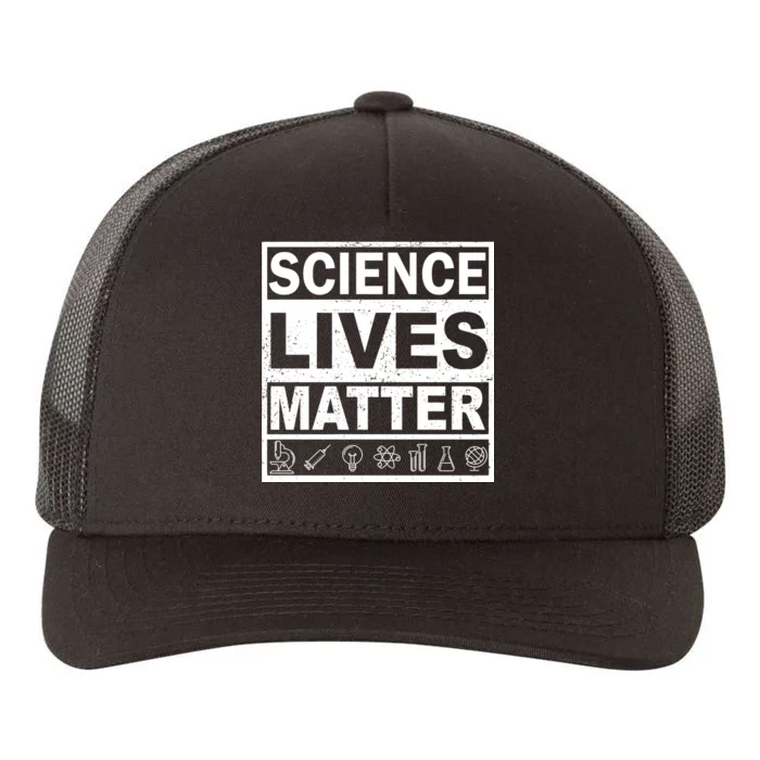 Science Lives Matter Yupoong Adult 5-Panel Trucker Hat