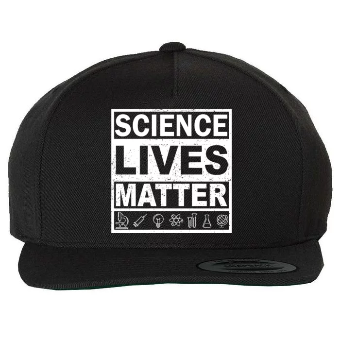 Science Lives Matter Wool Snapback Cap