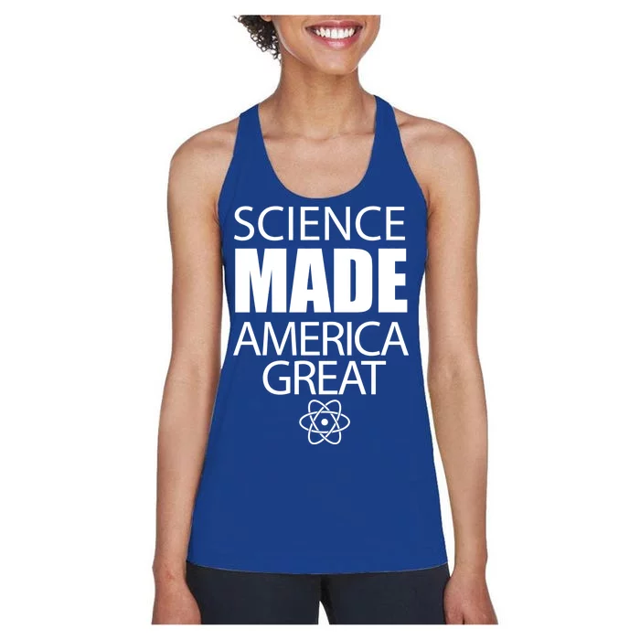 Science Made America Great Women's Racerback Tank