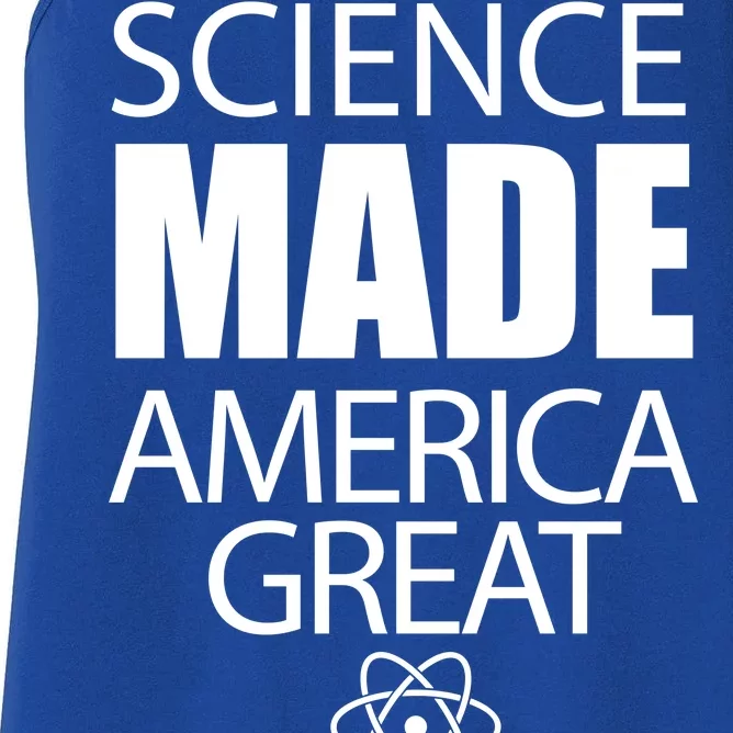 Science Made America Great Women's Racerback Tank