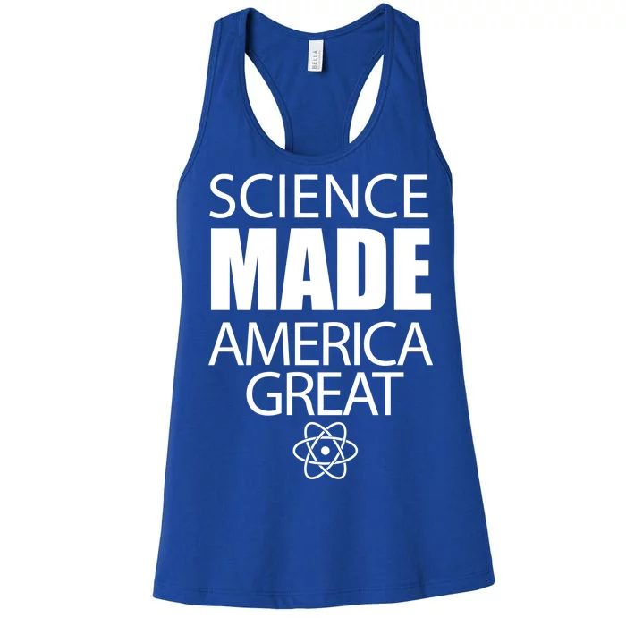 Science Made America Great Women's Racerback Tank