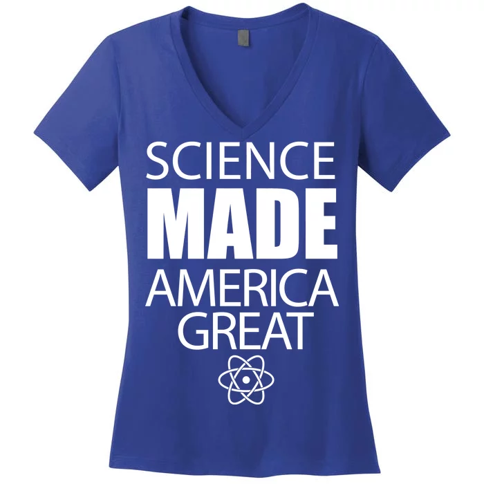 Science Made America Great Women's V-Neck T-Shirt