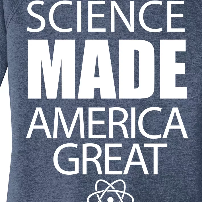 Science Made America Great Women's Perfect Tri Tunic Long Sleeve Shirt