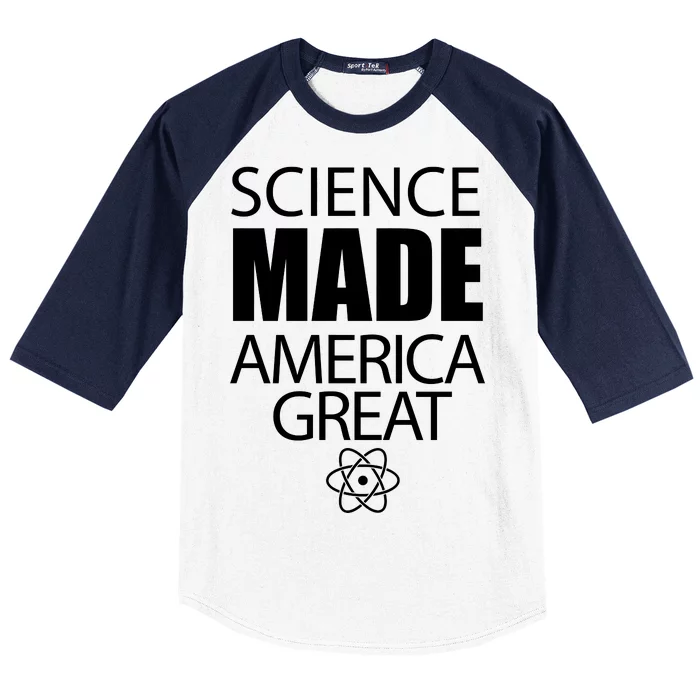 Science Made America Great Baseball Sleeve Shirt