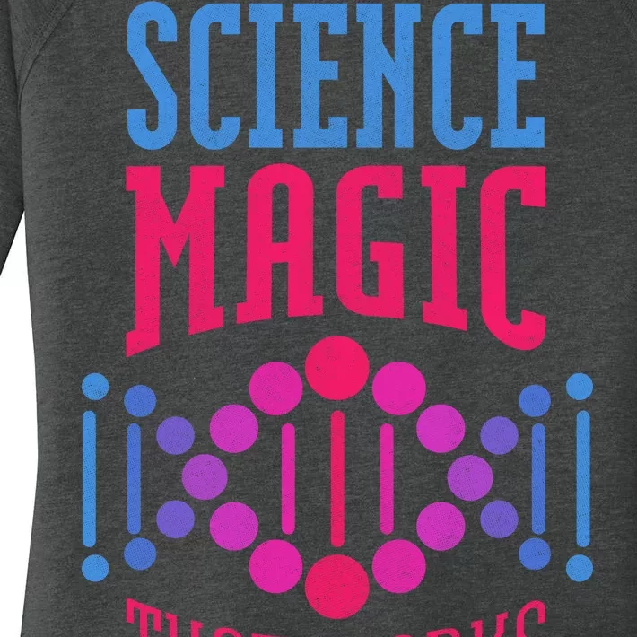 Science Magic That Works Women's Perfect Tri Tunic Long Sleeve Shirt