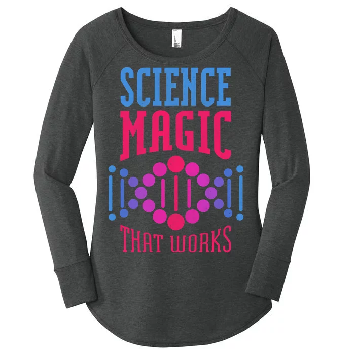 Science Magic That Works Women's Perfect Tri Tunic Long Sleeve Shirt