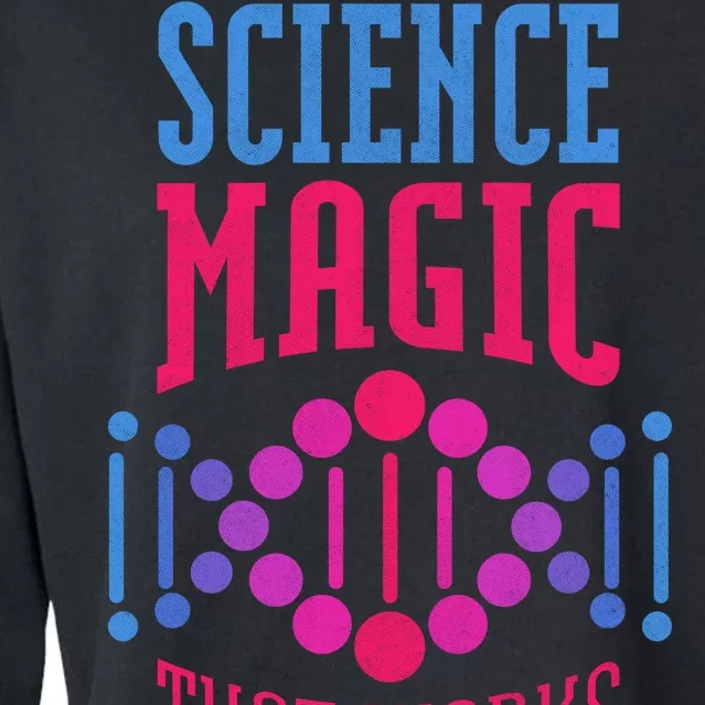 Science Magic That Works Cropped Pullover Crew