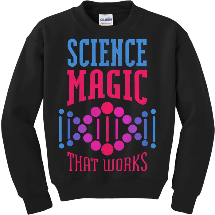 Science Magic That Works Kids Sweatshirt