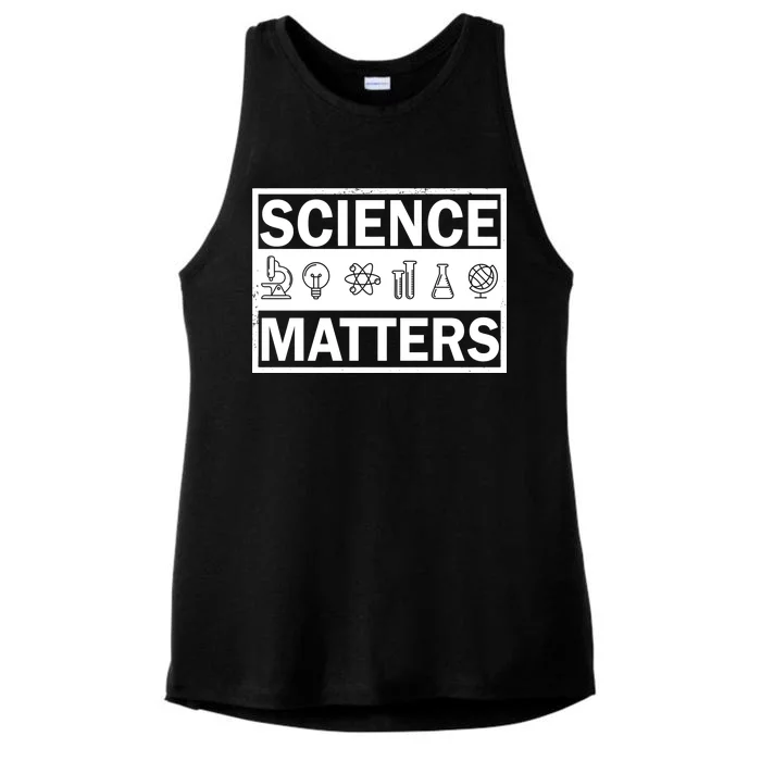 Science Matters Funny Ladies Tri-Blend Wicking Tank