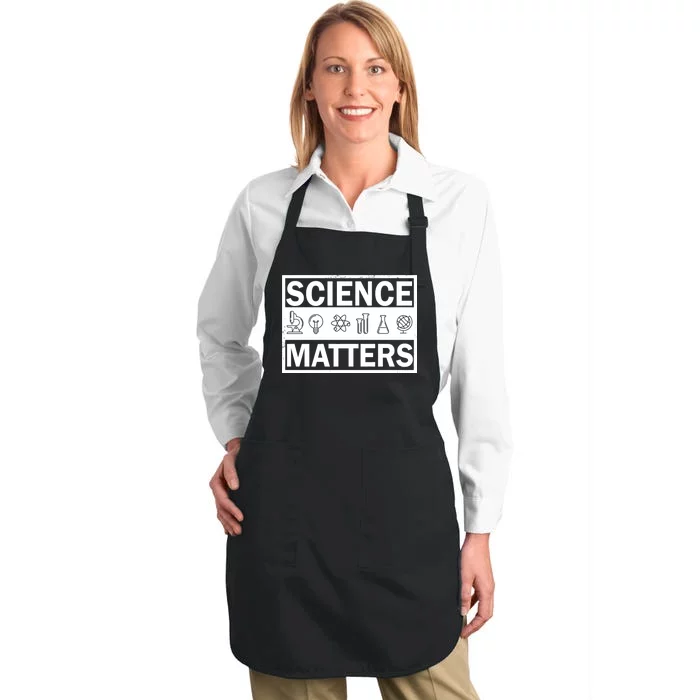 Science Matters Funny Full-Length Apron With Pocket