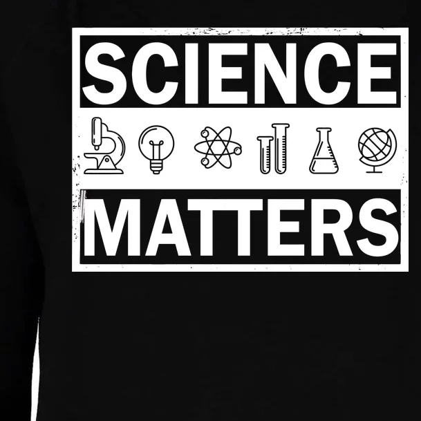 Science Matters Funny Womens Funnel Neck Pullover Hood