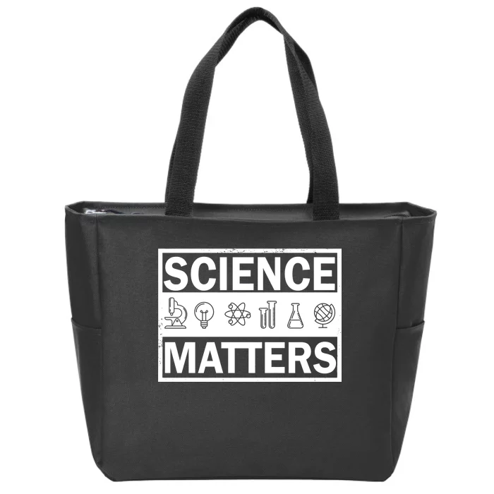 Science Matters Funny Zip Tote Bag