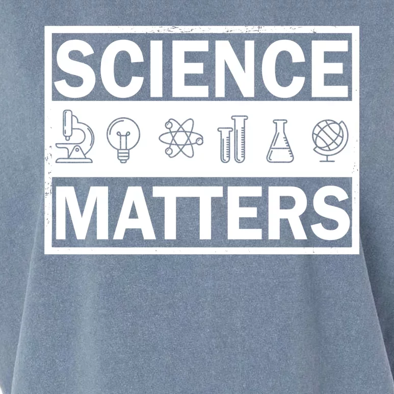 Science Matters Funny Garment-Dyed Women's Muscle Tee