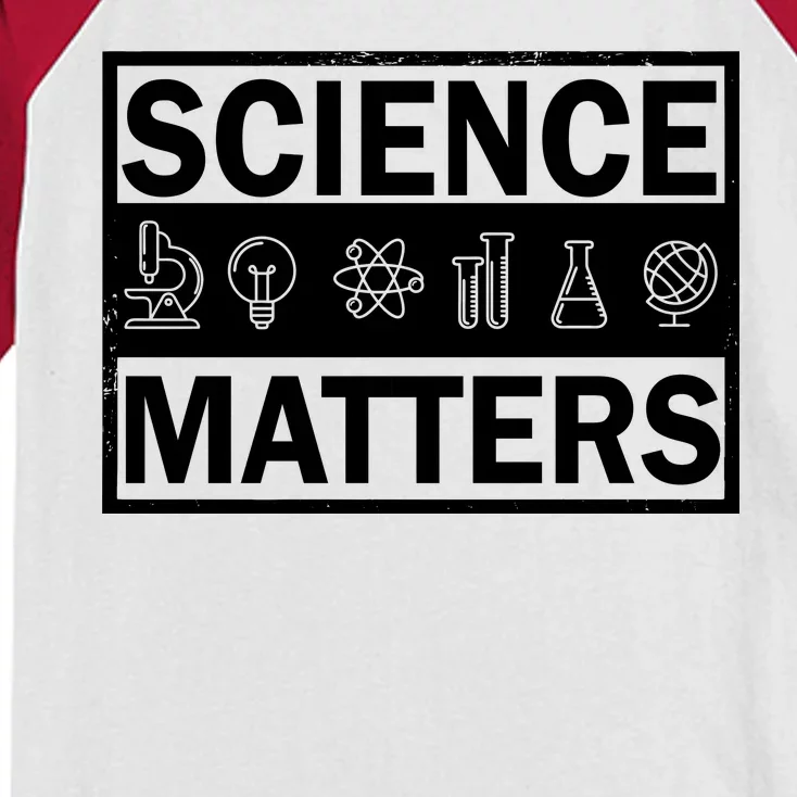 Science Matters Funny Kids Colorblock Raglan Jersey