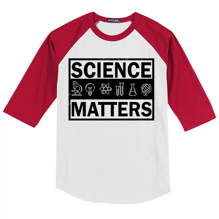 Science Matters Funny Kids Colorblock Raglan Jersey