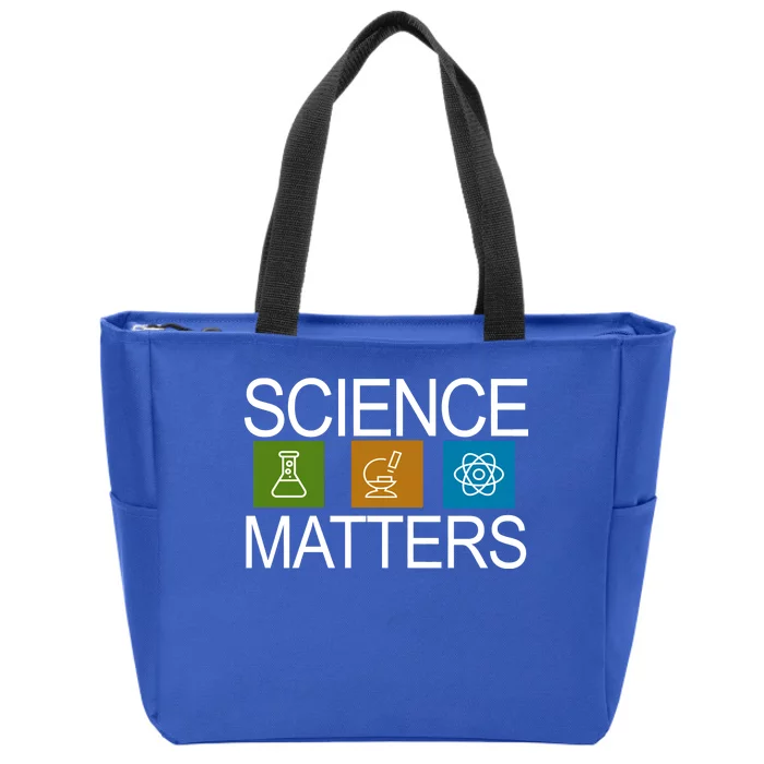 Science Matters Logo Zip Tote Bag