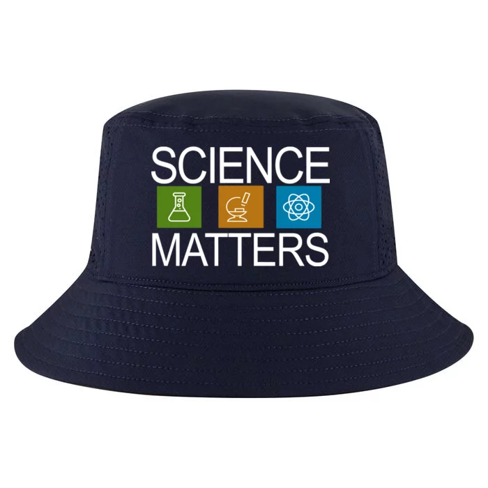 Science Matters Logo Cool Comfort Performance Bucket Hat