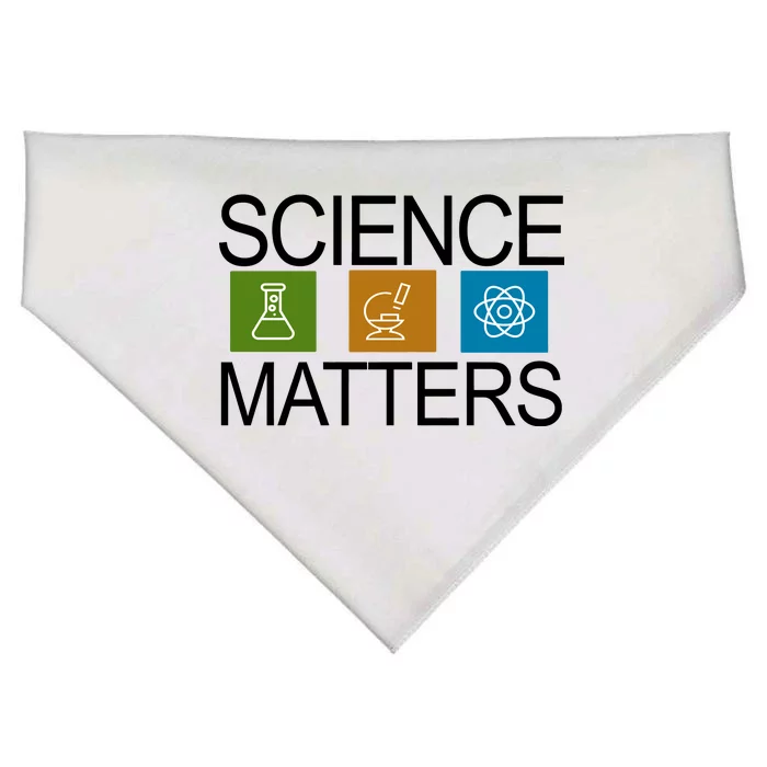 Science Matters Logo USA-Made Doggie Bandana