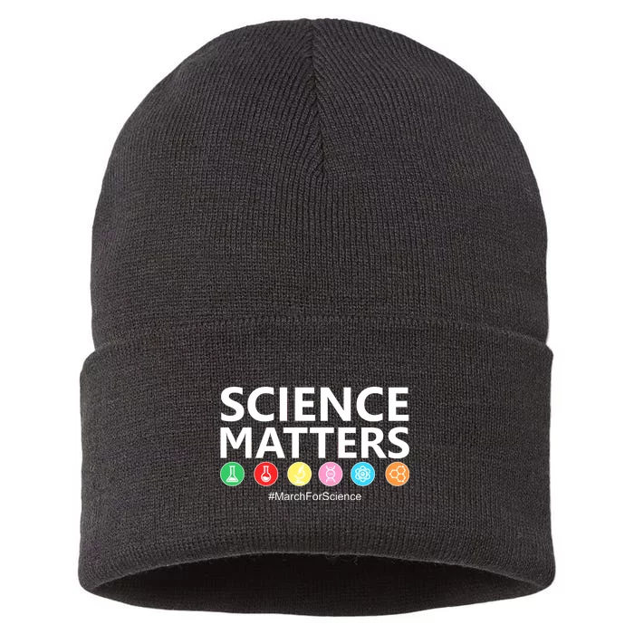 Science Matters March For Science Sustainable Knit Beanie