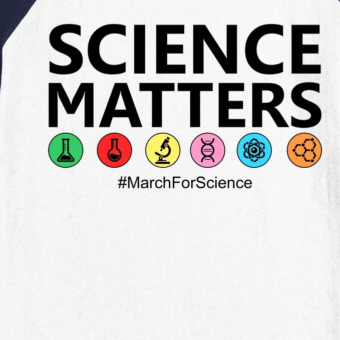 Science Matters March For Science Baseball Sleeve Shirt