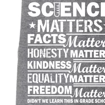 Science Matters Quote March For Science Doggie 3-End Fleece Hoodie