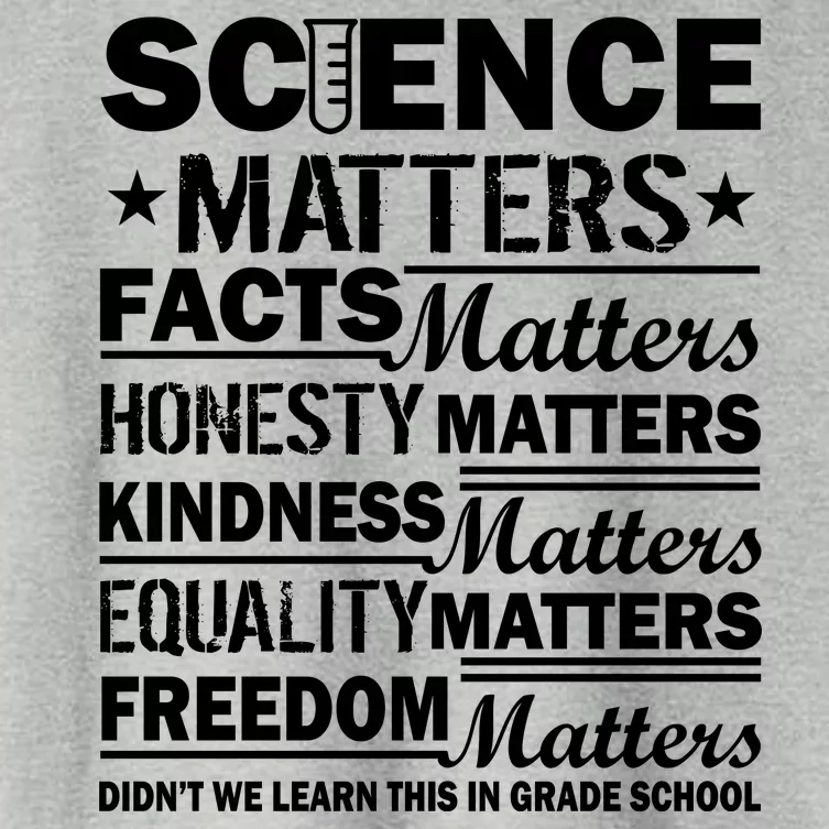 Science Matters Quote March For Science Women's Crop Top Tee