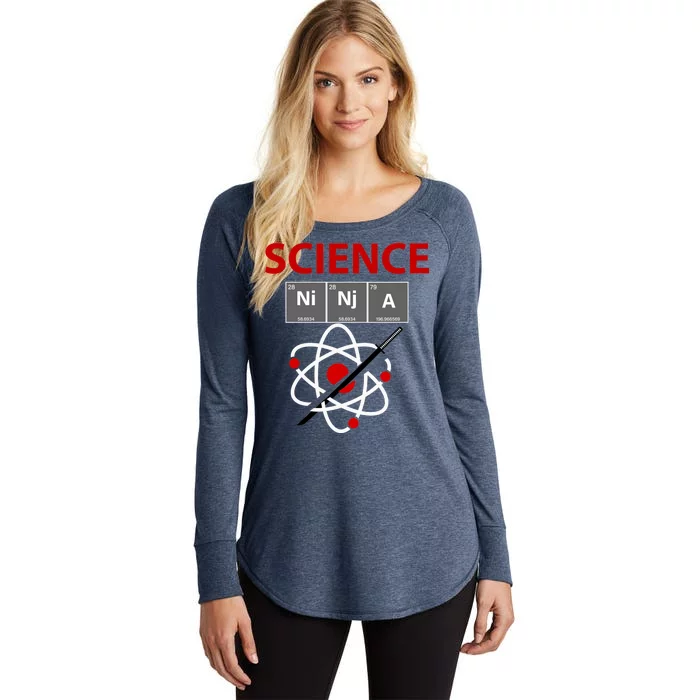 Science Ninja Women's Perfect Tri Tunic Long Sleeve Shirt