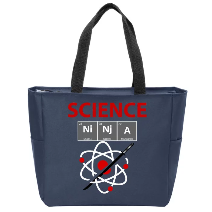 Science Ninja Zip Tote Bag