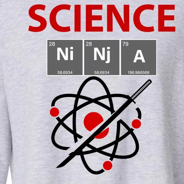 Science Ninja Cropped Pullover Crew