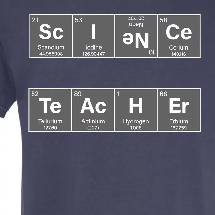 Science Teacher Periodic Table Logo Garment-Dyed Heavyweight T-Shirt