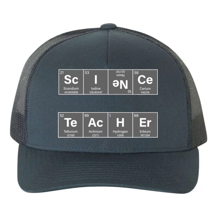 Science Teacher Periodic Table Logo Yupoong Adult 5-Panel Trucker Hat