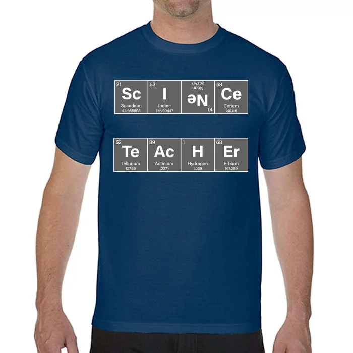 Science Teacher Periodic Table Logo Comfort Colors T-Shirt