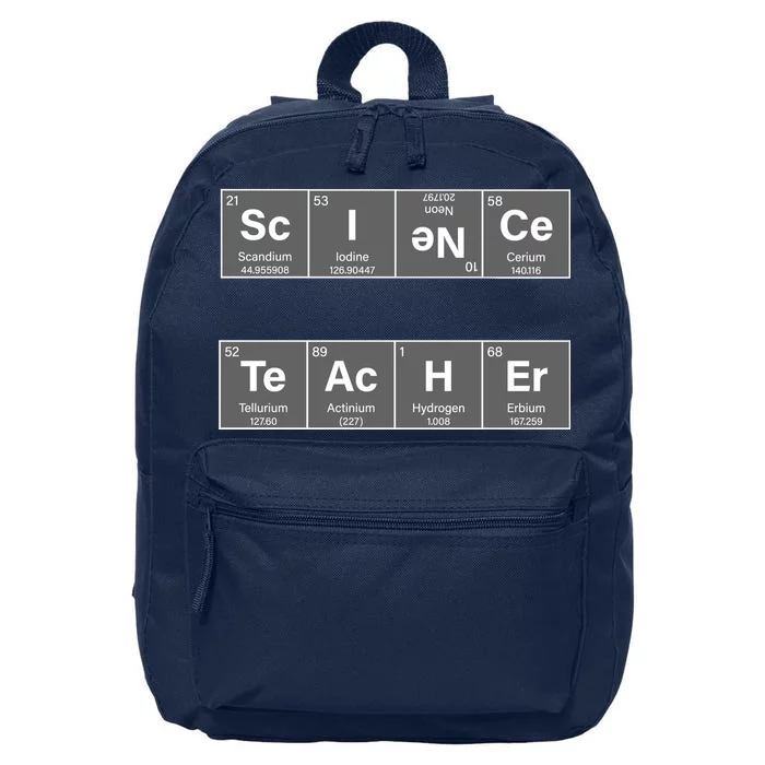 Science Teacher Periodic Table Logo 16 in Basic Backpack