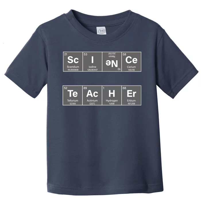 Science Teacher Periodic Table Logo Toddler T-Shirt