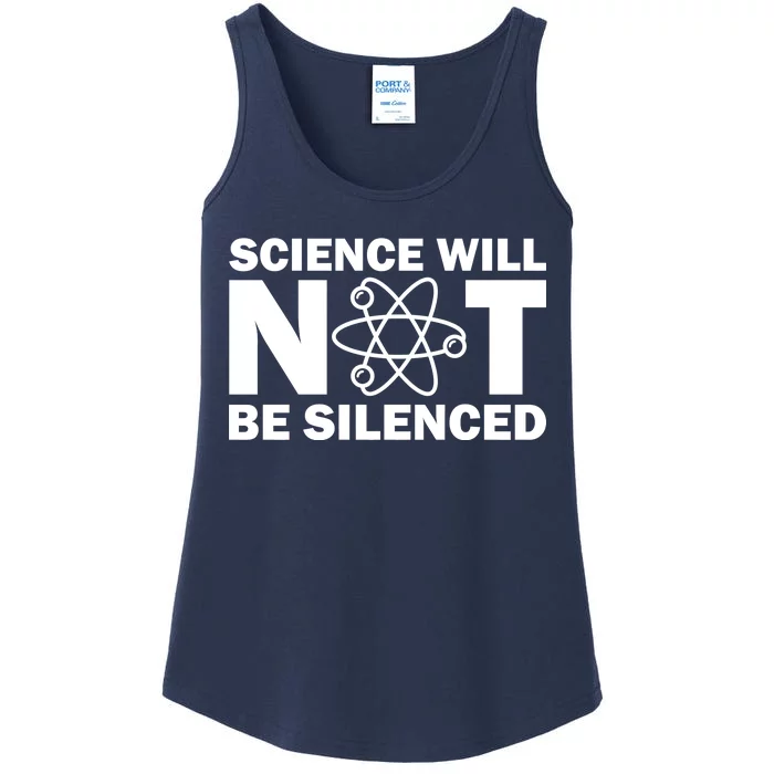 Science Will Not Be Silenced Ladies Essential Tank